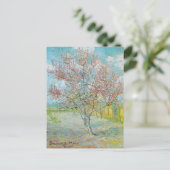 Blütenpfirsichbaum | Vincent van Gogh Postkarte (Stehend Vorderseite)