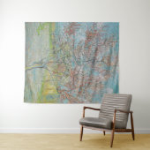 Blütenpfirsichbaum Wandteppich (Beispiel (Horizontal))