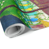 Blütenpflanze (nach Hiroshige), Van Gogh Geschenkpapier (Rolleneckpunkt)