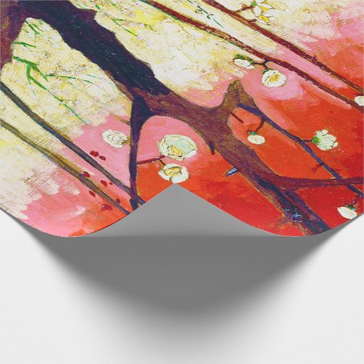 Blütenpflanze (nach Hiroshige), Van Gogh Geschenkpapier (Ecke)