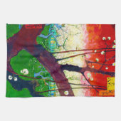 Blütenpflanze (nach Hiroshige), Van Gogh Geschirrtuch (Horizontal)