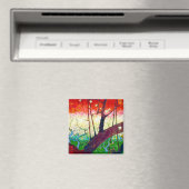 Blütenpflanze (nach Hiroshige), Van Gogh Magnet (In Situ (Geschirrspüler))