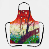 Blütenpflanze (nach Hiroshige), Van Gogh Schürze (Vorderseite)