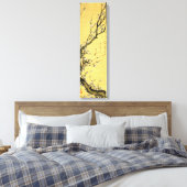 Blütenpflaume von Hokusai Leinwanddruck (Insitu (Schlafzimmer))