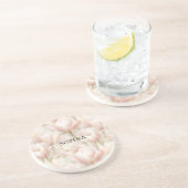 Blütenpink Tulips Getränkeuntersetzer (Seite)