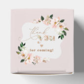 Blütenpinke Blumendusche Klammer Geschenkschachtel (Oben)