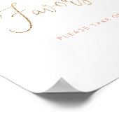 Blütenpinke Blumenfavoriten Poster (Ecke)