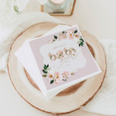 Blütenpinke Blütendusche Serviette