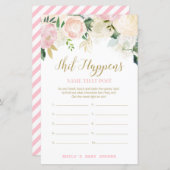 Blütenpinke und goldene Kinderdusche - Game-DRUCKE (Vorne/Hinten)