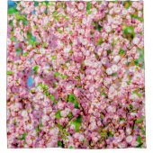 Blütenplatte Duschvorhang (Vorderseite)