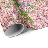 Blütenplatte Geschenkpapier (Rolleneckpunkt)