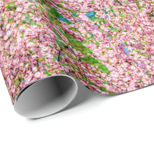 Blütenplatte Geschenkpapier (Rolleneckpunkt)