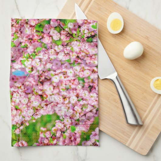 Blütenplatte Handtuch (Viertel Falte)