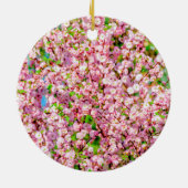 Blütenplatte Keramikornament (Hinten)