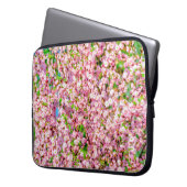 Blütenplatte Laptopschutzhülle (Vorderseite Links)