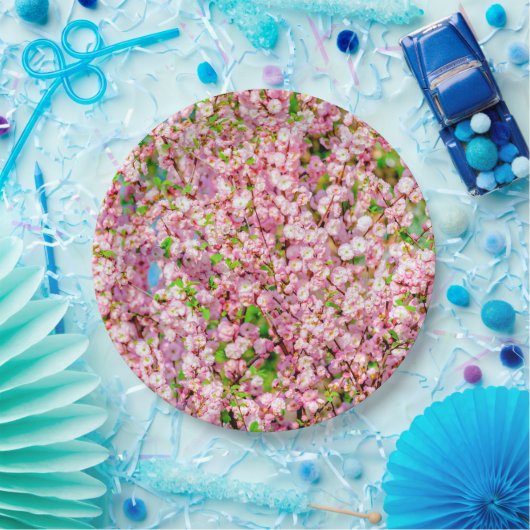 Blütenplatte Pappteller (Party)