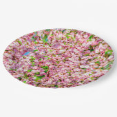 Blütenplatte Pappteller (Schrägansicht)