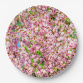 Blütenplatte Pappteller (Vorderseite)