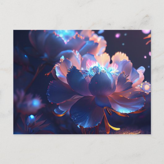 Blütenpostkarten Postkarte (Vorderseite)