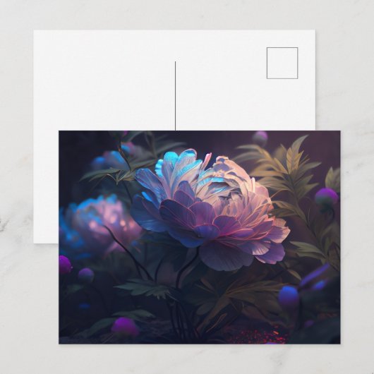 Blütenpostkarten Postkarte (Vorne/Hinten)