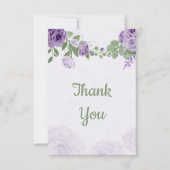 Blütenpracht botanisch dankeskarte (Vorderseite)