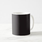 Blütenrahmen fallen mit anpassbarem Text Kaffeetasse (VorderseiteRechts)