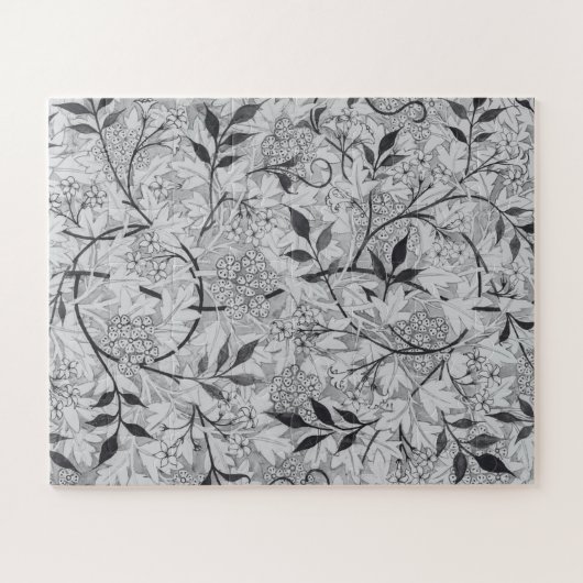 Blütenreben, schwarz und weiß puzzle (Horizontal)