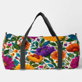 Blütenreise Blumenmuster Duffle Bag (Vorderseite)