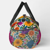 Blütenreise Blumenmuster Duffle Bag (Rechts)