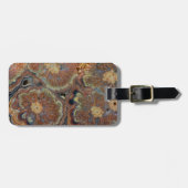 Blütenrohr Onyx Gepäckanhänger (Vorderseite horizontal)