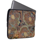 Blütenrohr Onyx Laptopschutzhülle (Vorne Rechts)