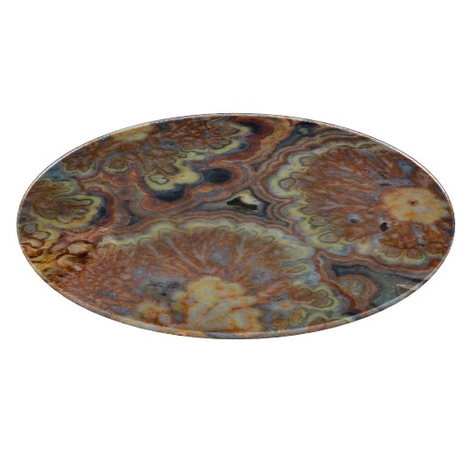 Blütenrohr Onyx Schneidebrett (Ecke)