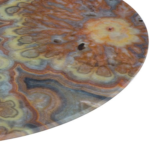 Blütenrohr Onyx Schneidebrett (Ecke)