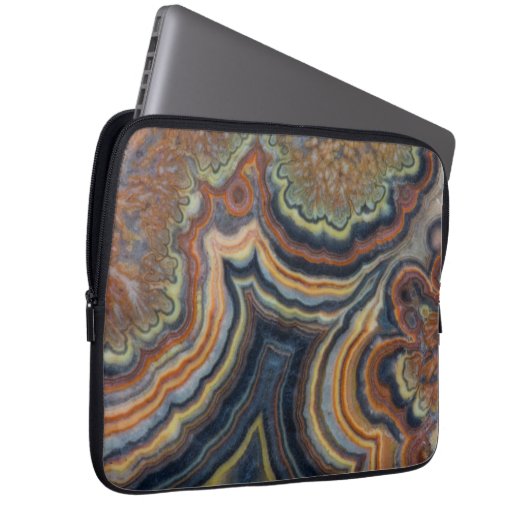 Blütenrohronym Laptopschutzhülle (Vorne Rechts)