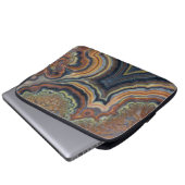 Blütenrohronym Laptopschutzhülle (Vorne Knopf)