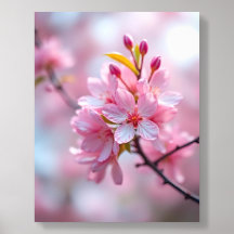 Blütenrosa Acryl-Fotokachel