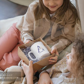 Blütenrosa Aquarellfarben Bouquet Monogram Tasse