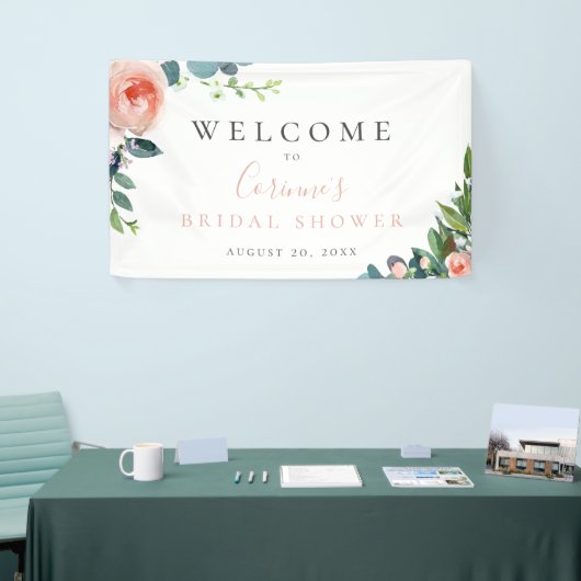 Blütenrosa Banner (Messeveranstaltung)