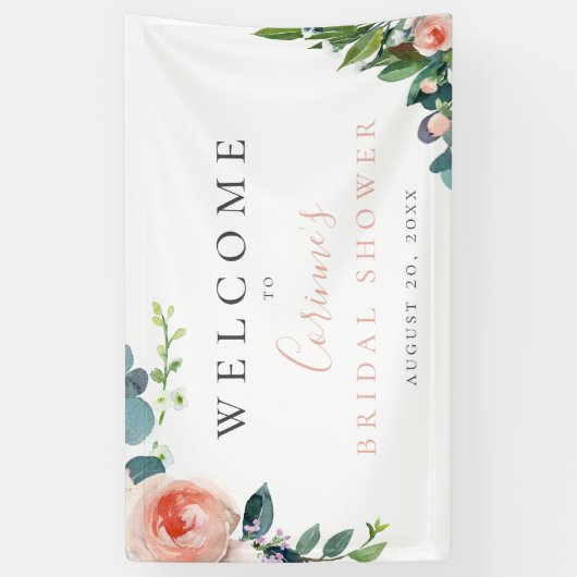 Blütenrosa Banner (Vertikal)