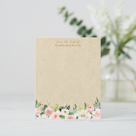 Blütenrosa Bläschen und Kraft Personalisiert (Stehend Vorderseite)