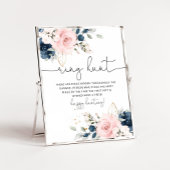 Blütenrosa Blumenring Jagd Bridspiel Poster