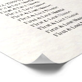 Blütenrosa Blumenwasser-Farbplan Poster (Ecke)