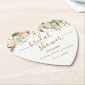 Blütenrosa Brautparty Confetti Untersetzer (angewinkelt)