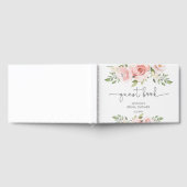 Blütenrosa Brautparty Gästebuch (Voll)