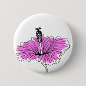 Blütenrosa Button (Vorderseite)