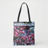 Blütenrosa Dogwood-Geschenk für sie Tasche (Vorderseite)