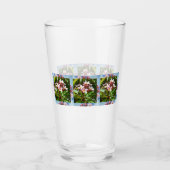 Blütenrosa Frangipani Tree Glas (Vorderseite)