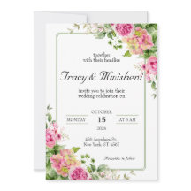 Blütenrosa Hochzeit