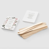 Blütenrosa | Imitats Gold Geometric Wedding Fächer (Non-assembled)