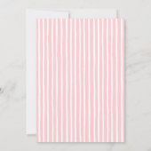 Blütenrosa Liebe ist im blühenden Brautparty Einladung (Rückseite)